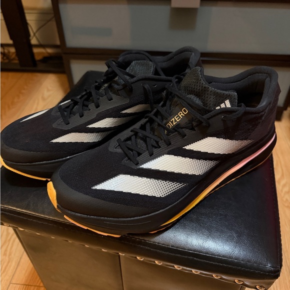 adidas Black and White Athletic Shoes main image 9